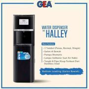 Gea Halley Dispenser Galon Bawah Kompresor Stainless Steel 190 Watt