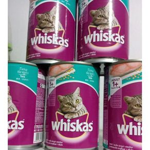 WHISKAS TUNA KALENG 400gram/whiskas can wet food/makanan kucing