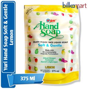 yuri hand soap (soft & gentle) refill 375ml
