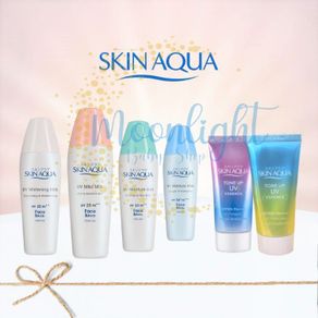 Skin Aqua SunScreen Tone Up UV Essence  Tabir Surya Sunplay | UV Moisture Milk SPF 50+ PA+++ 40g Moist Gel SPF 30 - Tone Up UV Essence Mint Sunplay