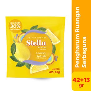 Stella All In One Lemon Splash 42+13gr - Pengharum Ruangan