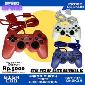stick stik ps 2 ps2 ori pabrik op elite warna - biru