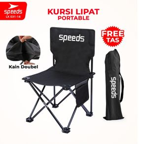 SPEEDS Kursi Lipat Outdoor Portable Kursi Camping Folding Chair Gunung Kemah Mudah Dilipat LX 031-14