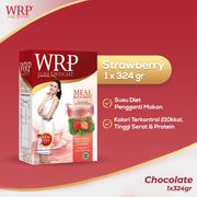 wrp meal replacement lose weight 324g ( 6 sachet ) - strawberi
