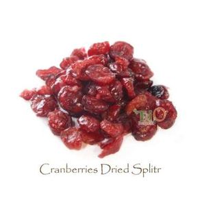 Trio Natural Cranberries Dried Split 225 gram