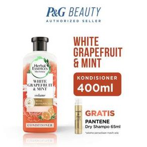 Herbal Essences Volume White Grapefruit & Mosa Mint Conditioner [400 mL] Free Pantene Dry Shampoo