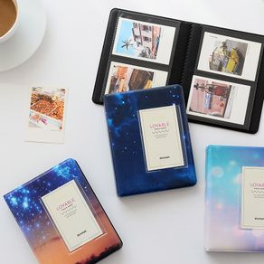 64 Saku 3 Inci Langit Berbintang Album Buku Kertas Foto untuk Fujifilm Album Instax Film Instan Mini 9 8 7S 90 70 25 Tempat Kartu Nama