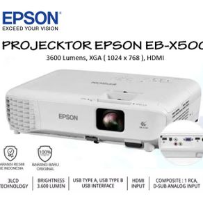 PROJECKTOR EPSON EB-X500 XGA 3600 LUMENS