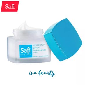 SAFI White Expert Radiant Night Cream - Pelembab Muka dengan Ekstrak Habbatus Sauda OxyWhite Technology dan Bio Hyaluronic - 25gr