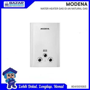 Modena - Water Heater / Pemanas Air Gas Natural / Alam Gi 6 N / 6N V