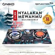KOMPOR NIKO REFLECTION TRIO 3 TUNGKU SERI MIX BARA
