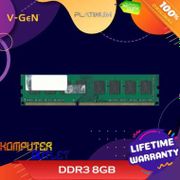 RAM KOMPUTER DDR3 8 GB PC10600 PC12800 PLATINUM NOT 4 GB 2 GB - V-GEN - PC3-12800
