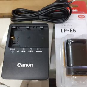 baterai paket charger kamera canon eos 60 D 70D 80D
