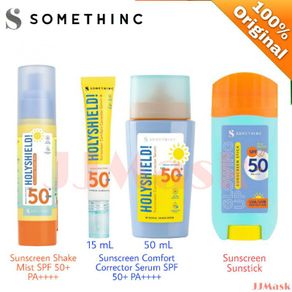 BPOM SOMETHINC Holyshield Sunscreen Comfort Corrector Serum - Sunstick - Shake Mist SPF 50+ PA++++ Tabir Surya Sun Shield Protector Lindungi Kulit Dari Sinar UV A UV B dan Radiasi