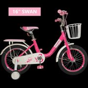 "Sepeda Mini Anak Evergreen Swan CTB 16"" x 1.75"" Steel 4-7 Tahun City Bike"