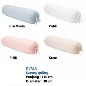 DVALA sarung guling cotton polos / BOLSTER CASE