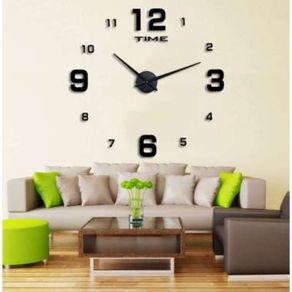 Jam Dinding Besar DIY Giant Wall Clock Quartz 80-130cm - DIY-102