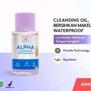 SOMETHINC Alpha Squalaneoxidant Deep Cleansing Oil 40ml Pembersih Make Up