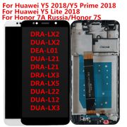 Y5 Layar 2018 untuk Huawei Honor 7A Layar LCD Honor 7S DUA-L22 L02 LX2 Layar Sentuh Honor 7A Tampilan Y5 Prime 2018 Pengganti