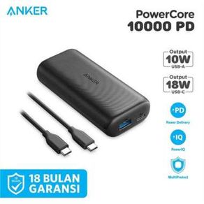 Anker PowerCore Powerbank - Black 10000 mAh