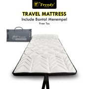 Trendy Travel Mattress 90 x 200 x 6 cm - Travel Bed / Kasur Gulung Lipat Lantai / Matras Busa Minimalis