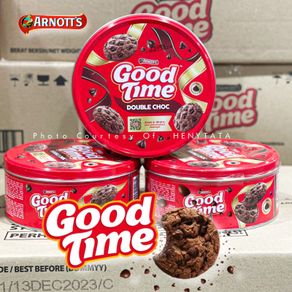Good Time Biskuit Kaleng 277 gram Cookies Coklat Biscuit Assorted