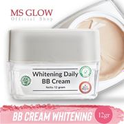 ms glow whitening daily bb cream - krim pagi wajah cerah lembut sehat