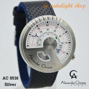 jam tangan pria alexandre christie 8516 original silver mewah