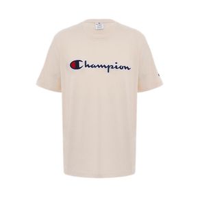 CHAMPION MEN'S EU CHAMPION TEE - Parchment
