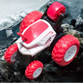 Mobil RC 2.4G 360 Derajat Lipat Mobil Stunt Drift Deformasi Mobil Buggy Radio Perayap Batu Gulungan Mainan Mobil Remote Control untuk Anak-anak Laki-laki