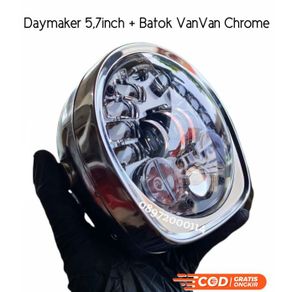 Lampu Daymaker 5,75 inch 16 LED Set Batok Van van