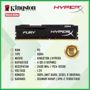RAM PC DDR4 HYPERX 4GB 2400MHZ PC4-19200
