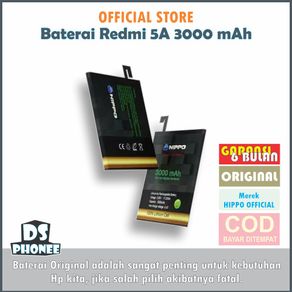 [COD] Batre Battry Baterai Original 100% Hippo Redmi Xiaomi 5A 3000 mAh Bn34