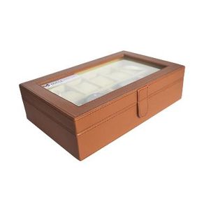 Kotak Tempat Jam Tangan Isi 12 / Watch Box Organizer - Mocca