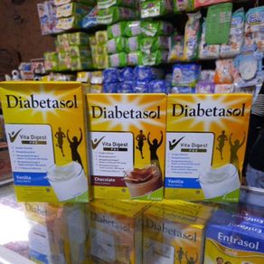 DIABETASOL VANILA COKLAT 600GR/180GR