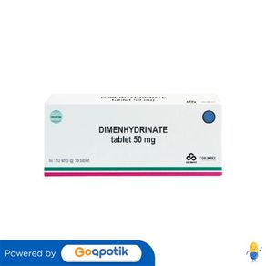 Omedrinat dimenhydrinate 50 mg obat apa