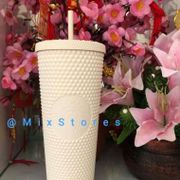 Free Ongkir Tumbler Starbucks Blink Cup Matte Studded Green White Grey Blue Pink
