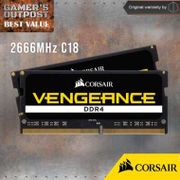 CORSAIR VENGEANCE SERIES 16GB (2x8GB) DDR4 SODIMM 2666MHz C18 MEMORY