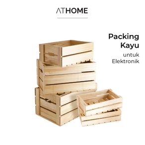 ATHOME Packing Kayu - Untuk Barang Elektronik