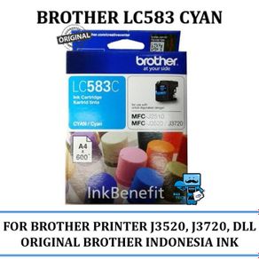 tinta brother lc-583 ink tinta original brother (cyan)