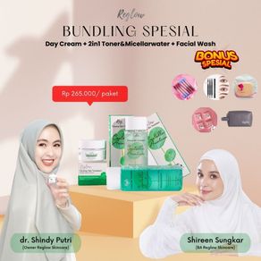 BUNDLING RAMADHAN Reglow Skincare Bundling Ramadhan Reglow Glowing Skin Treatment Skincare Original Paket Lengkap By Dr Sindy Halal BPOM - Re Glow Paket Flek Hitam Darkspot Anti Aging