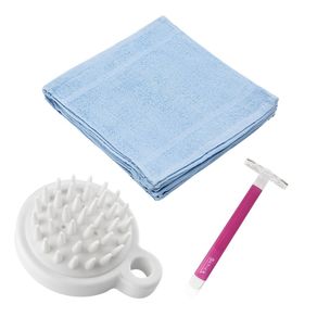 [GIFT] Dove Pamper Package (Razor, Handuk, Hair Massager)