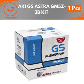 Aki GS ASTRA Premium Kit GM5Z-3B Untuk Motor Supra Series Jupiter Series Mio Series Vega Series