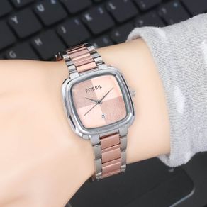 FOSSIL RANTAI STAINLESS Jam tangan wanita/cewek premium 166