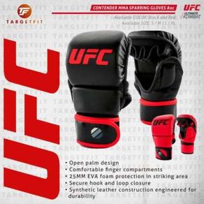 Ufc Contender Mma Sparing Gloves 8 Oz / Sarung Tinju / Boxing - Hitam