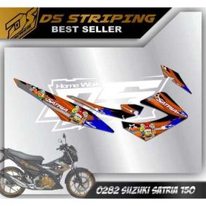 Stiker striping lis variasi Satria FU 150
