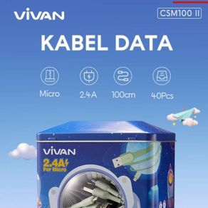 Kabel data Vivan original Micro 1M original Support Fast Charging