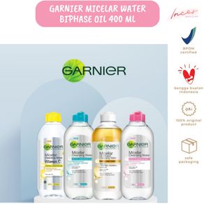 𝓲𝓷𝓬𝓮𝓼 - Garnier Micellar Cleansing Water | Garnier Micelar Water Biphase oil - 400 ml