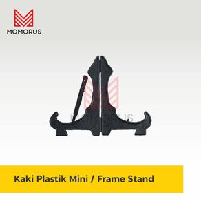Eagle Kaki Plastik Hitam / Stand Plate / Stand Holder Pajangan Frame Foto / Piring / Hp / Kaki Frame Segitiga Plastik Photo