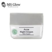 Acne Night Cream MS Glow | Krim malam ms glow